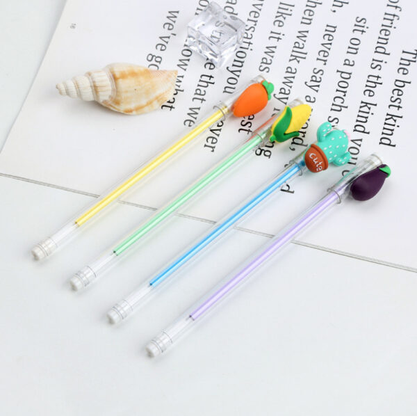 Wholesale Plastic Cartoon Simulation Vegetable Gel Pen