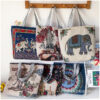 Wholesale Vintage Embroidery Knitted Bag Canvas Bag