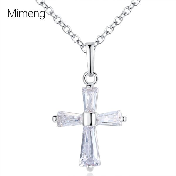 23392713216_109136280 Wholesale Flash Diamond Holy Light Cross Necklace Copper