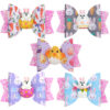 Wholesale Easter Eggs Cloth Hair Clips