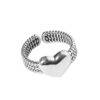 Wholesale Vintage Heart Hollow Silver Rings
