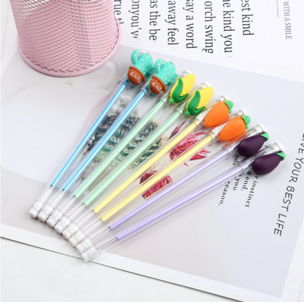 Wholesale Plastic Cartoon Simulation Vegetable Gel Pen