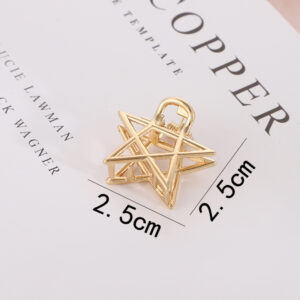 Five-pointed star KC gold