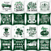 23473405921_1484136093 Wholesale of Green St. Patrick's Day Peach Skin Velvet Printed Pillow Covers