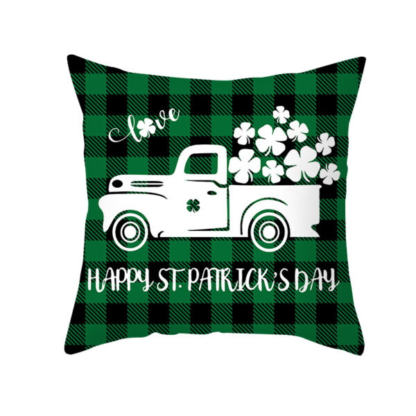 23473411190_1484136093 Wholesale of Green St. Patrick's Day Peach Skin Velvet Printed Pillow Covers