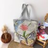 Wholesale Ethnic Style Canvas Shopping Bag
