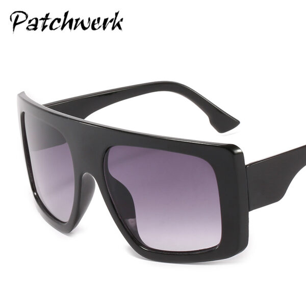 Wholesale Large Frame Square Beach PC Sunglasses