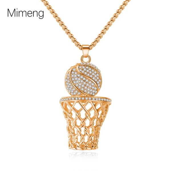 Wholesale Basketball Hoop Necklace Alloy