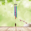 Wholesale Pine Six-color Aluminum Tube Wind Chime Hanging Decoration