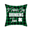 23571869310_1484136093 Wholesale of Green St. Patrick's Day Peach Skin Velvet Printed Pillow Covers