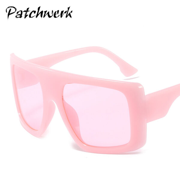 Wholesale Large Frame Square Beach PC Sunglasses