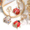 Wholesale Diamond Beetle Alloy Keychains