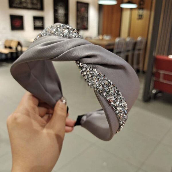 23660390696_406195816 Wholesale Simple Diamond Strip Wrapped Solid Color Fabric Wide Edge Hair Hoop