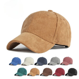 Wholesale of Solid Color Corduroy Baseball Caps