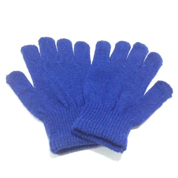 2457298049_579133254 Wholesale Winter Warm Five Finger Gloves Solid Color Acrylic Knitted Gloves