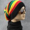 2480019103_95848348 Wholesale Colorful Jamaican Knitted Hip Hop Pleated Hat