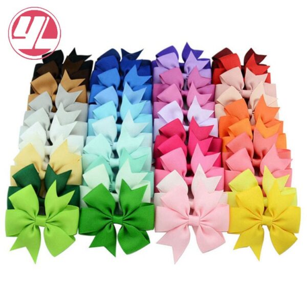 Wholesale Kids Ribbons Mermaid Bow Hair Clips Baby Supplies