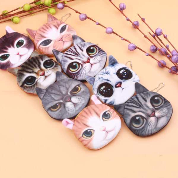 Wholesale Plush Cloth Kitten Series Wallet