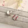 Wholesale Fashion Trendsetter Diamond Studded Baseball Earrings