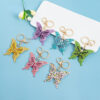 Wholesale Full Diamond Hollow Butterfly Zinc Alloy Keychain