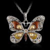 Wholesale Multicolor Butterfly Alloy Necklaces