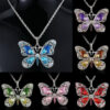 Wholesale Multicolor Butterfly Alloy Necklaces