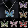 Wholesale Multicolor Butterfly Alloy Necklaces