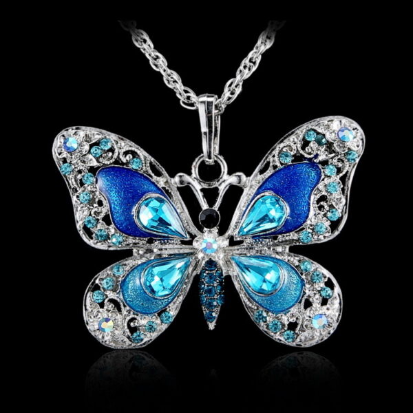 Wholesale Multicolor Butterfly Alloy Necklaces