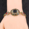2740492500_2077696031 Wholesale Vintage Boho Style Large Gemstone Alloy Bracelet
