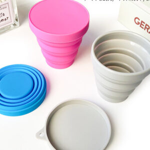 Wholesale Silicone 150ML Silicone Portable Stretchable Water Cup