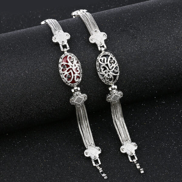 2868763623_2077696031 Wholesale Chain Hollow Heart Shape Engraved Large Resin Alloy Bracelet