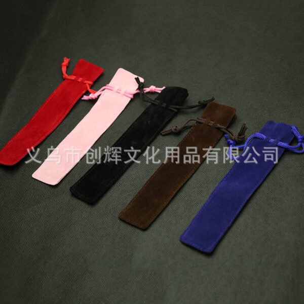 Wholesale Double-sided Thickened Velvet Pen Copper Pen Gift Pen Case