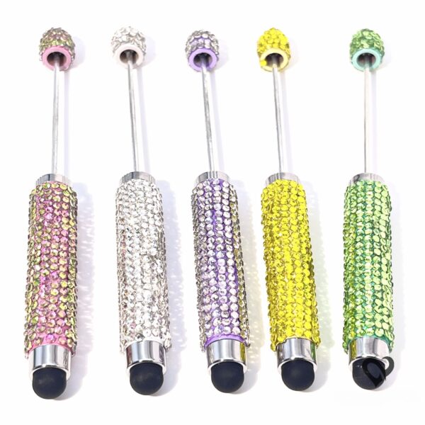 Wholesale Hand-set Diamond-encrusted Touchscreen Multi-purpose Ballpoint Pen