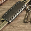 Wholesale Bottle Opener Retro Cowhide Men's Keychain