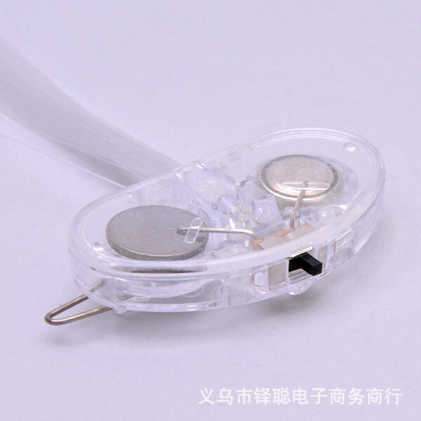 Wholesale Plastic LED Luminous Braided Hair Clips