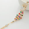 3127868573_664114713 Wholesale Alloy Colorful Peacock Bracelet