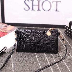 Wholesale PU Crocodile Pattern Crossbody Bag