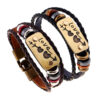 Wholesale Valentine's Day Couple Leather Bracelet