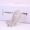 3236993692_1208547703-1 Wholesale Zinc Alloy Crystal Hollow High Heels Keychain