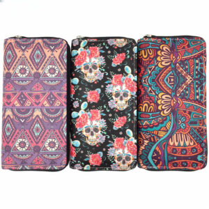 32b5cba34d849e0d453bff6b83d45e6a Wholesale Halloween Skull Mexican Wind PU Wallet
