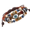 3340218342_999716110 Wholesale Beaded Eyes Adjustable Male and Female Cortex Bracelet