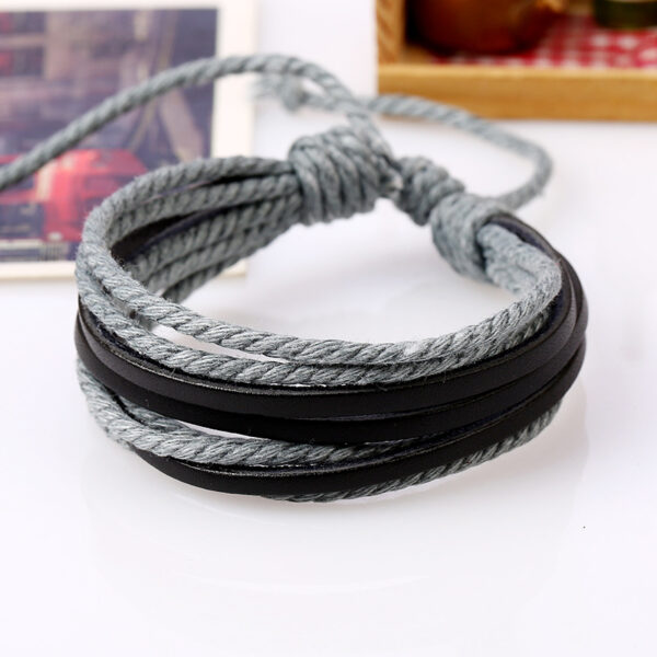 Wholesale Hand Made Multilayer Leather Bracelet