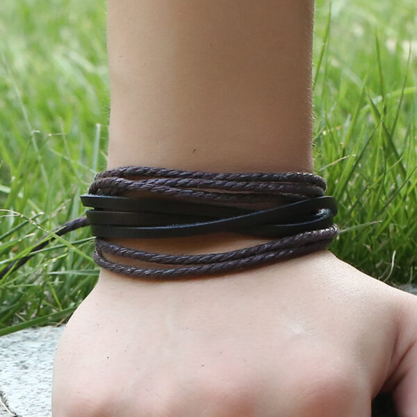 Wholesale Hand Made Multilayer Leather Bracelet