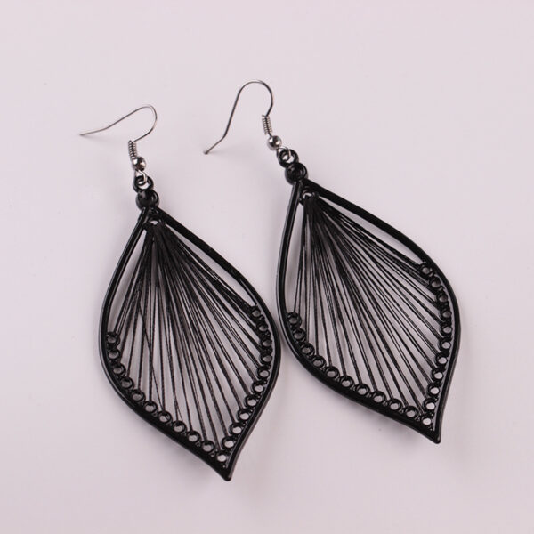 3385061003_1521126930 Wholesale Bohemian Leaf Alloy Earrings