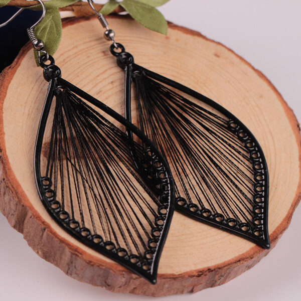 3385078769_1521126930 Wholesale Bohemian Leaf Alloy Earrings