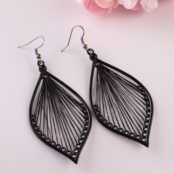 3385662046_1521126930 Wholesale Bohemian Leaf Alloy Earrings