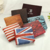 Wholesale Retro Creative Printed Men's Short PU Leather Wallet