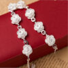 Wholesale Fashion Vintage Rose Frosted Dandelion Flower Bracelet