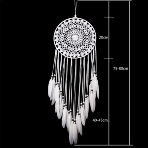 Ms6133a white black beads 20cm / 20*80