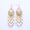 3511409735_173885876 Wholesale Tassel Alloy Drop Earrings